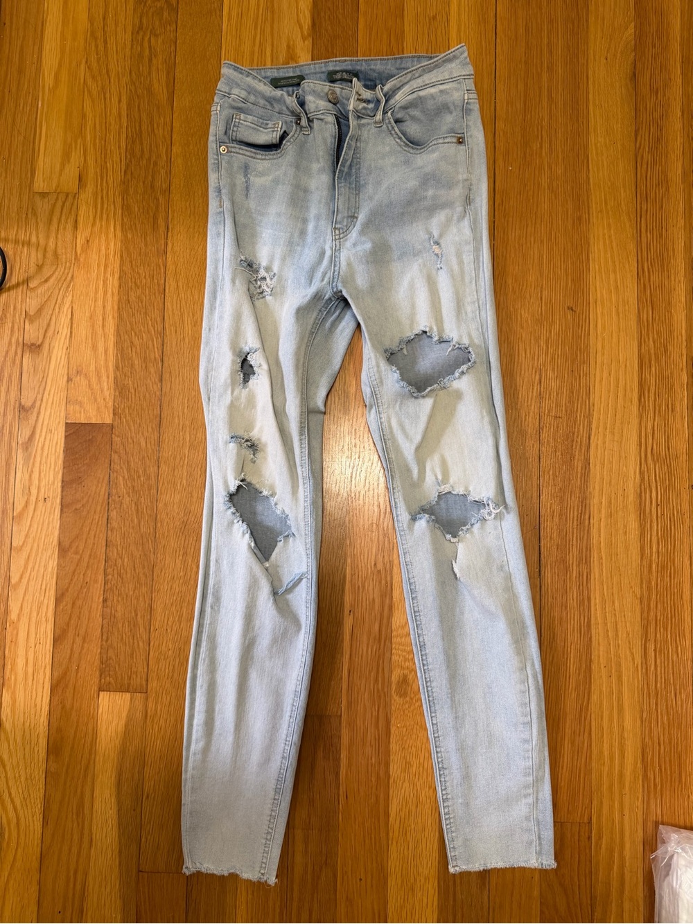 wild fable Light Blue Distressed High Rise Jeans